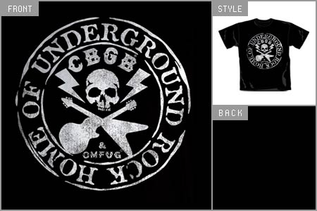 Unbranded CBGBs (Home Of Rock N Roll) T-Shirt brv_30632010_P