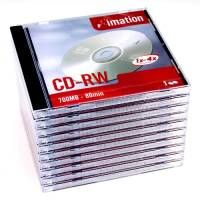 19001 CD-RW 1X-4X JEWEL CASE 10 PACK