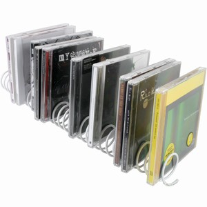 The CD Spring is a CD rack made from a spring! The custom made mild steel spring is designed for