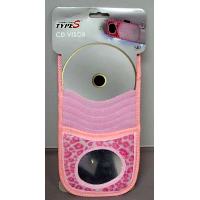 CD Visor Pink Leopard With Mirror 12CDS
