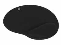 Unbranded CE Microbe Shield mouse pad covered with black