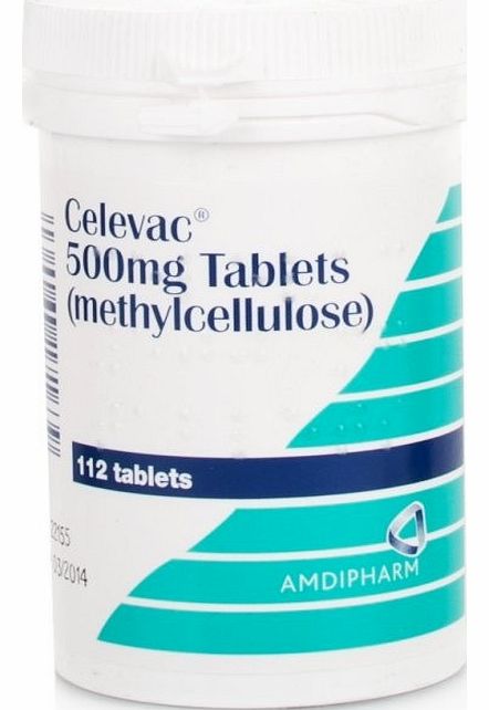 Unbranded Celevac 500mg Tablets (Methylcellulose)