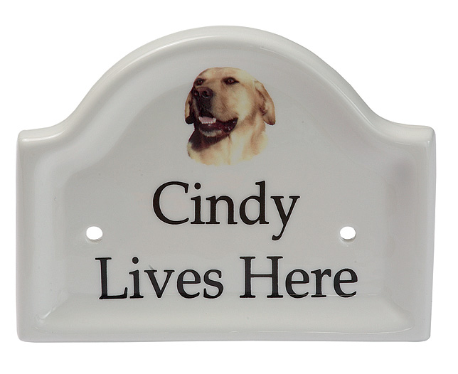 Unbranded Ceramic Dog Sign - Boxer