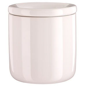 Ceramic Storage Jar- White- Large