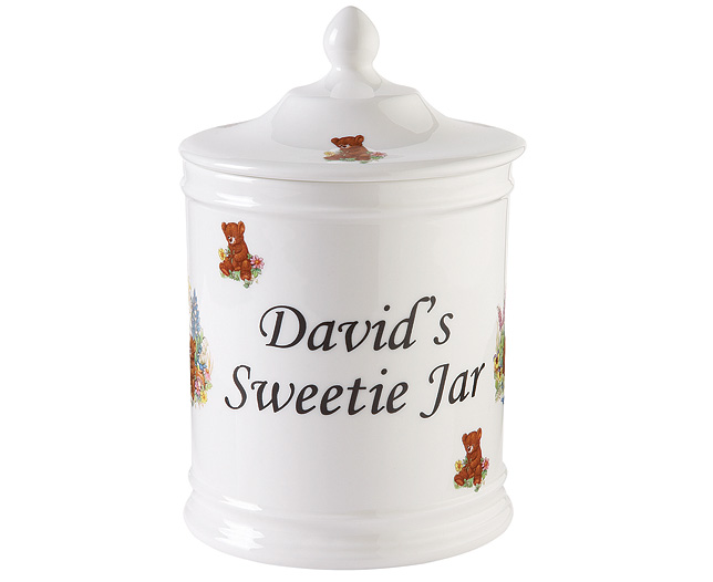 Unbranded Ceramic Sweetie Jar Teddy Bears