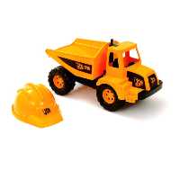 Cars and Other Vehicles - Chad Valley JCB Dump Truck and Helmet