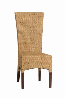 LASIO HIGH BACK OAK DINING CHAIR FROM THE CONNOISSEUR RANGE