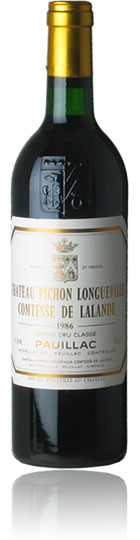 Unbranded Chandacirc;teau Pichon-Longueville Comtesse de Lalande 1986 Pauillac, 2andegrave;me Cru Classandeacu