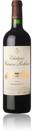 `A sleeper of the vintage, the deep ruby/purple-tinged 2004 Prieure-Lichine is all about finesse and