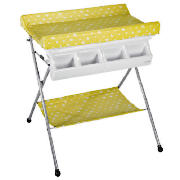 This . Changing unit comes with a large padded changing mat. It includes a large bath, storage shelf