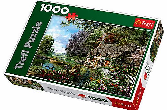 Youandrsquo;ll find a piece of the English countryside in the Charming Nook Jigsaw Puzzle. Put the 1000 jigsaw pieces together to make a realistic painting of a thatched cottage in a picturesque setting. A great gift for kids aged 12 and up. (Barcode