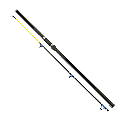 A great Value GRP Composite Beachcaster with Ceramic line guides  Fluoro-yellow rod tip for maximum 