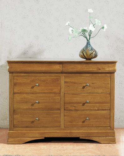 Unbranded Chateau Oak 8 Drawer Chest of Drawers