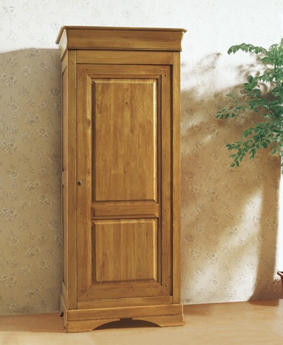 Unbranded Chateau Solid Oak Single Wardrobe