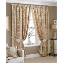 Unbranded Chatham Natural Lined Curtains 168x137cm