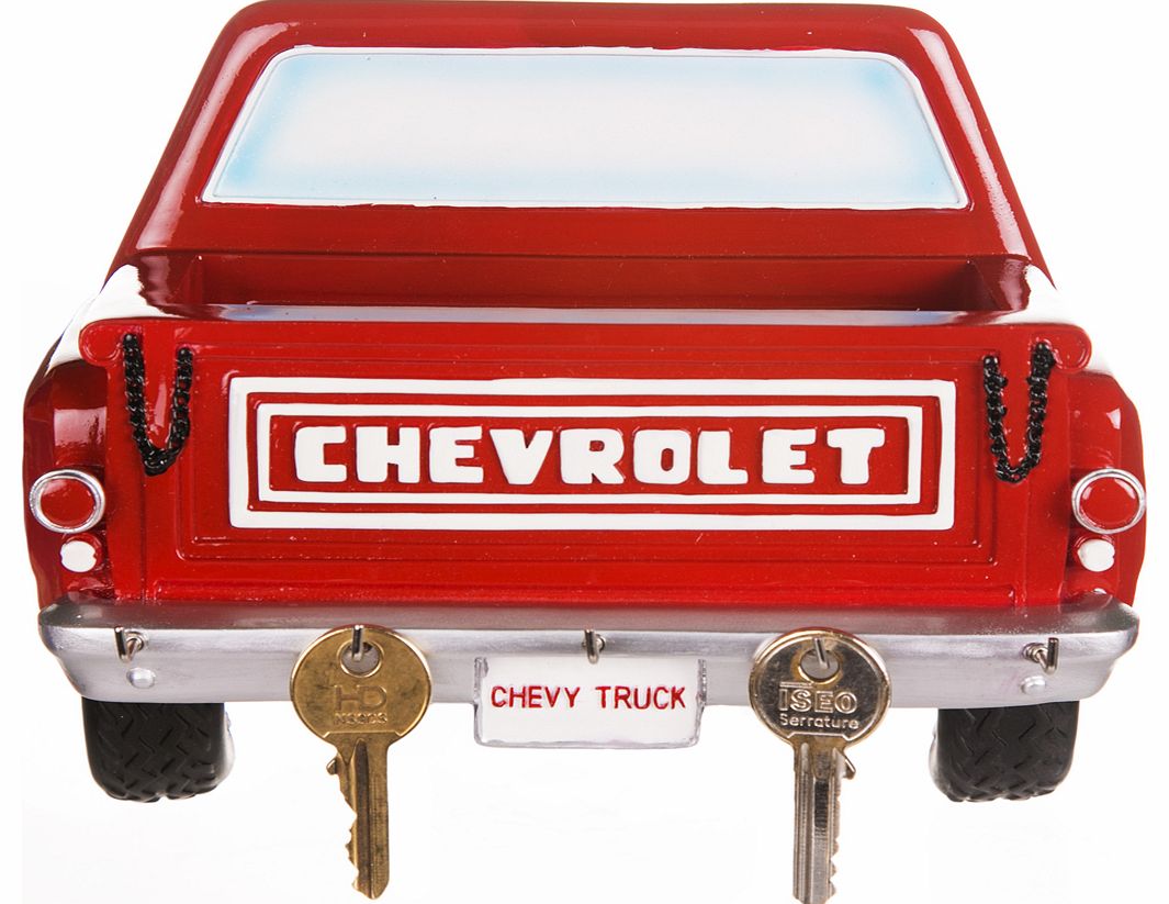 Motoring fans are going to love this vintage style key rack which celebrates the classic Chevrolet pick up truck! It even comes with a handy storage compartments to keep bits and bobs!