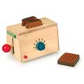 Childrens Pretend Toaster Wooden Toy