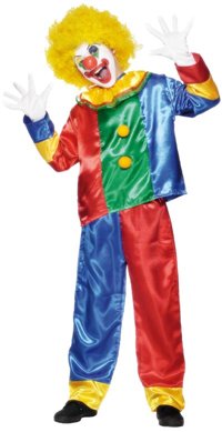 Unbranded Childs Costume: Colourful Clown (Small 3-5yrs)