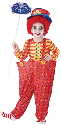 Unbranded Childs Costume: Hooped Clown (Small 3-5 Years)