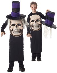 Unbranded Childs Costume: Mad Hatter Skull (10-12 Yrs)
