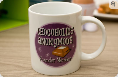 Chocoholics Anonymous Mug A fun gift for Chocolate lovers, their own fantastic Chocoholics Anonymous