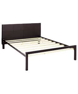 Chopin Chocolate Double Bedstead - Frame Only