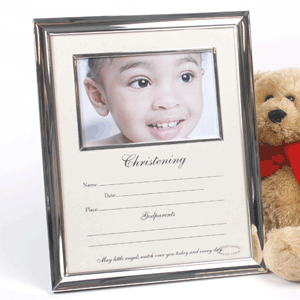 Unbranded Christening Photo Frame With Details