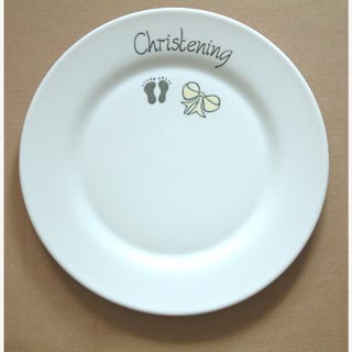 Christening Plate