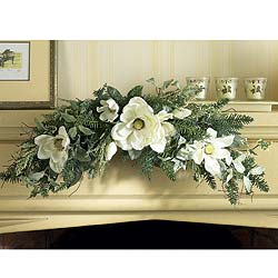 Our festive swag is made up of the finest artificial flowers