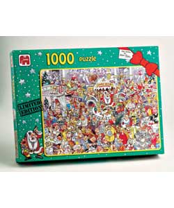 Christmas Shopping 1000 Piece Puzzle