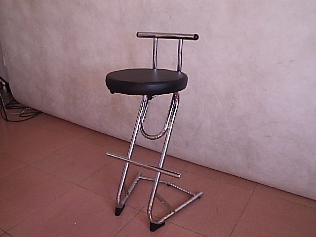 Chrome bar stools - Z shape