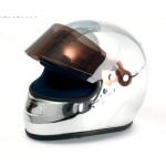 Unbranded Chrome Formula One Helmet