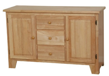 The Chunky Natural Sideboard from The Furniture Warehouse offers a great combination of quality and