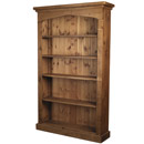 Chunky Plank Pine tall open bookcase furniture