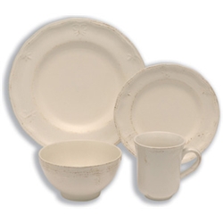 Jeff Banks 16 Piece Sand Dinner SetContemporary style stoneware dinner set  ideal for boardroom