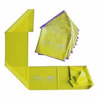 Twenty 1m lengths of resistance band for use during rehab and training exercises. These yellow coloured Ci-Bands provide light resistance and are an ideal starting point for strengthening exercises during rehab. 99.99% free from latex allergens.