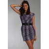 Unbranded Cindy Dress - Grey Snake Skin