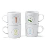 Unbranded Circus designer mugs, set of 4