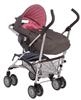 Unbranded City Link 4 wheel stoller with Infant Car Seat : - Navy