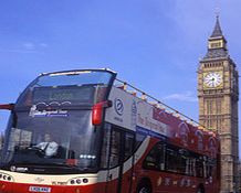 Unbranded City Sightseeing London Double Decker Bus