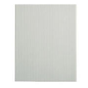 The textured City white field ceramic tile is a wall tile with a ribbed effect and a gloss finish wh