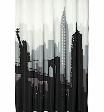 Unbranded Cityscape Shower Curtain