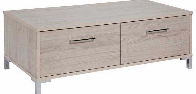 Clarice 2 Drawer Coffee Table - Elm Effect