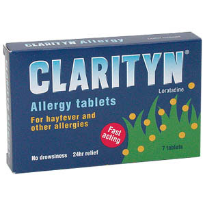 For the symptomatic relief of allergies including