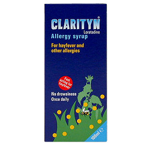 Clarityn Allergy Syrup can rapidly relieve allergic symptoms due to hayfever and other airborne alle