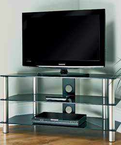 Unbranded Classik Black Glass Stand up to 27in
