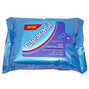 Clearasil complete purifying wipes gently cleanse