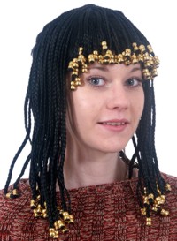 Cleopatra Braided Wig with Beads