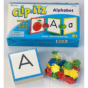 Clip-itz alphabet set