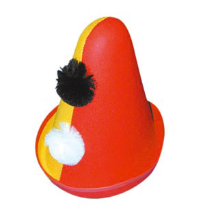 Clown Spitz hat, assorted colours